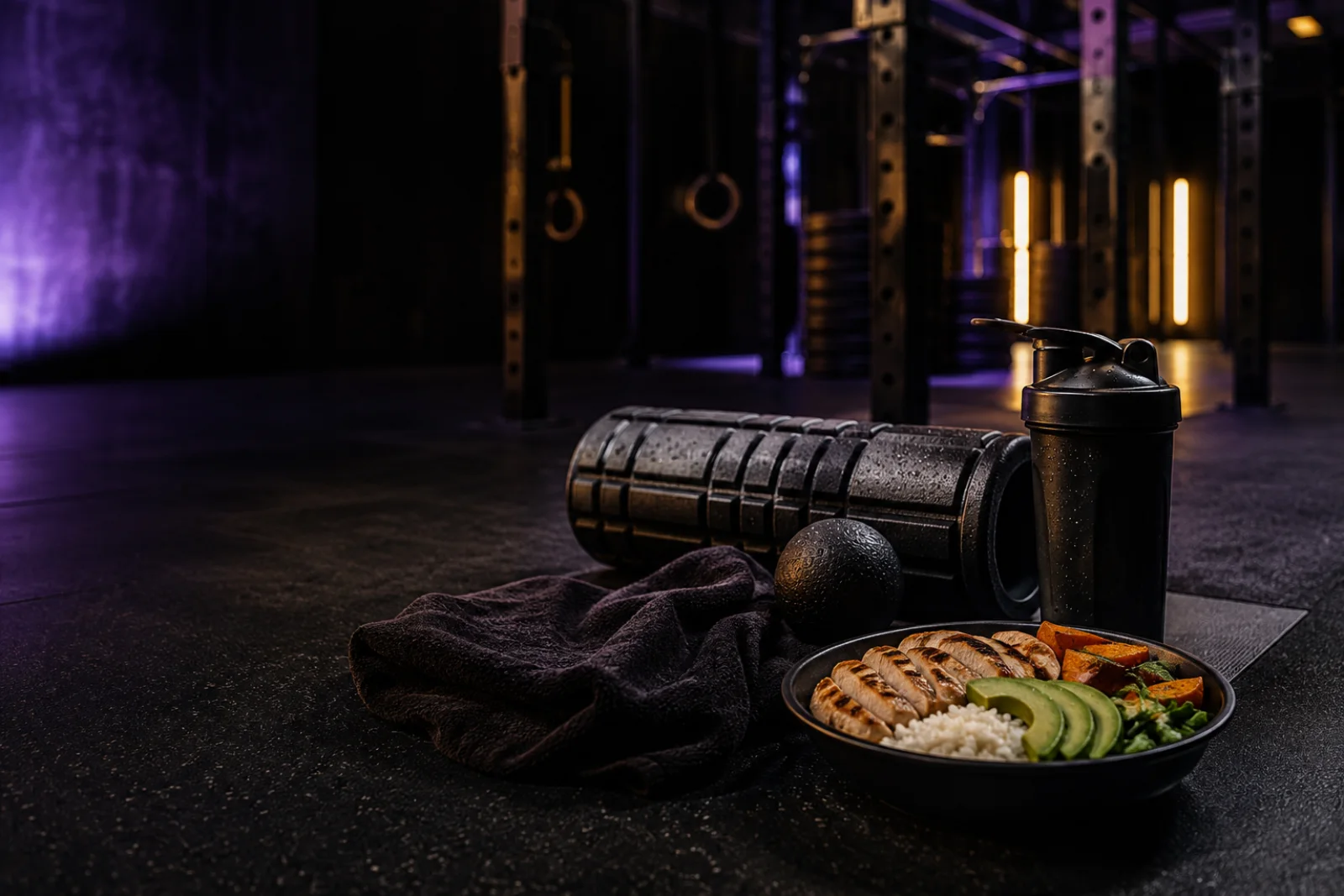 Recuperación y nutrición deportiva dentro de un espacio de entrenamiento funcional